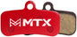 MTX BRAKING DISC PADS - RED LABEL