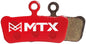 MTX BRAKING DISC PADS - RED LABEL